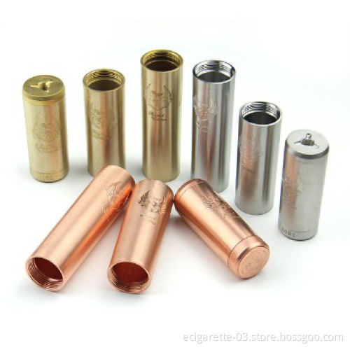 hot mechanical mod brass/copper/ss cartel battery Magnetic switch